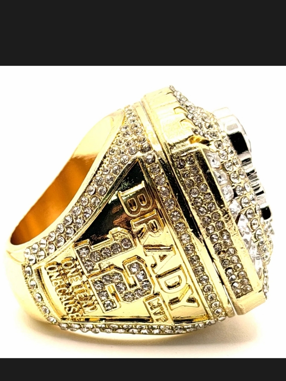 NFL 2020 TAMPA BAY BUCCANEERS SIZE 11 HANDMADE🖐BRADY CHAMPION RING w/RING BOX!